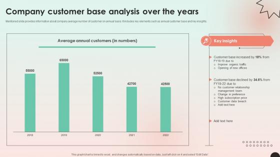 Web Consulting Business Company Customer Base Analysis Over The Years