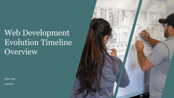 Web Development Evolution Timeline Overview PPT Graphics AT