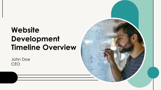 Website Development Timeline Overview PPT Example AT