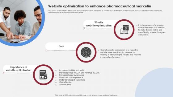 Website Optimization To Enhance Pharmaceutical Accelerating Market Share And Profitability MKT SS V Website Optimization To Enhance Pharmaceutical Accelerating Market Share And Profitability MKT SS V