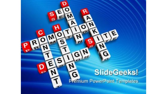 Website Promotion Business PowerPoint Templates And PowerPoint Backgrounds 0211