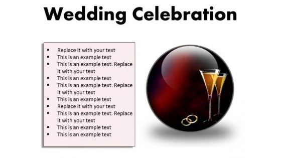 Wedding Celebration Family PowerPoint Presentation Slides C