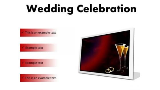 Wedding Celebration Family PowerPoint Presentation Slides F