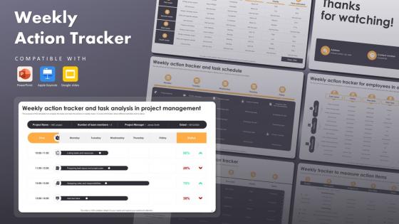 Weekly Action Tracker Powerpoint Ppt Template Bundles Weekly Action Tracker Powerpoint Ppt Template Bundles