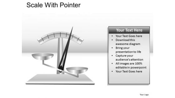 Weighing Scale With Pointer PowerPoint Slides And Ppt Graphics