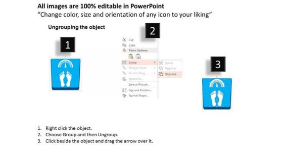 Weight Scale For Measurement PowerPoint Template