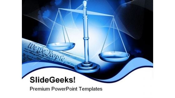 Weight Scale Law PowerPoint Templates And PowerPoint Backgrounds 0311