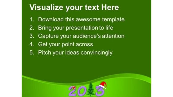 Welcome 2013 With Warmth PowerPoint Templates Ppt Backgrounds For Slides 0413