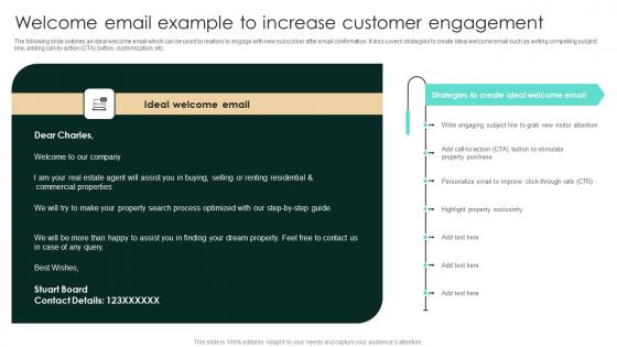 Welcome Email Example To Increase Customer Strategic Real Estate Demonstration Pdf Welcome Email Example To Increase Customer Strategic Real Estate Demonstration Pdf