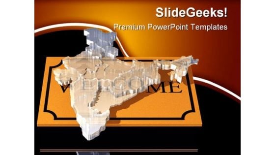 Welcome India Global PowerPoint Themes And PowerPoint Slides 0511