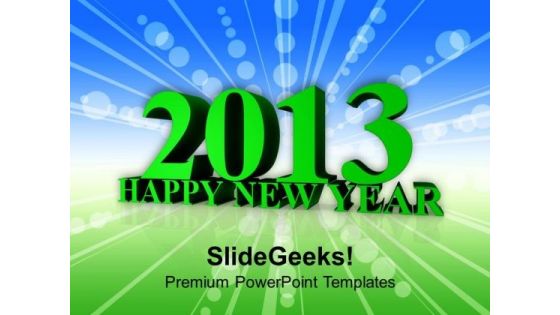 Welcoming New Year Business Concept PowerPoint Templates Ppt Backgrounds For Slides 1212