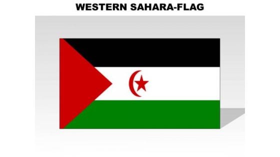 Western Sahara Country PowerPoint Flags