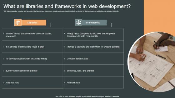 What Are Libraries And Frameworks In Role Web Designing User Engagement Guidelines PDF