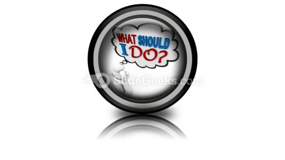 What Should I Do Ppt Icon For Ppt Templates And Slides Cc