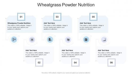 Wheatgrass Powder Nutrition In Powerpoint And Google Slides Cpb