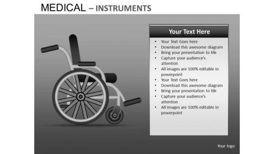 Wheel Chair Hospital PowerPoint Templates