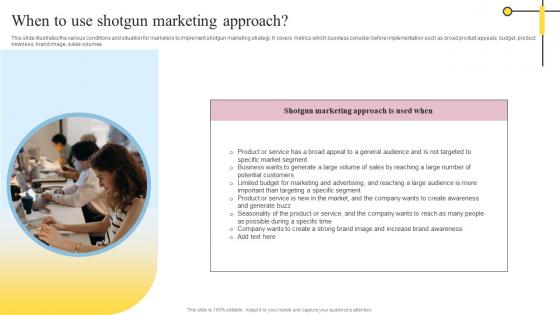 When To Use Shotgun Marketing Approach Definitive Guide On Mass Advertising Introduction Pdf