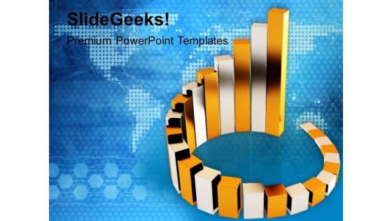 White And Yellow Bar Graph Business Shapes PowerPoint Templates And PowerPoint Themes 1012 White And Yellow Bar Graph Business Shapes PowerPoint Templates And PowerPoint Themes 1012