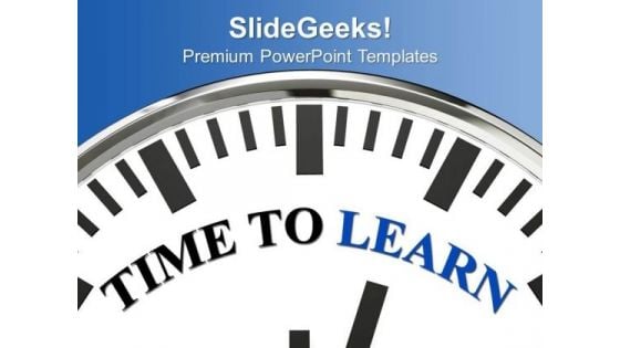 White Clock With Massage Business Theme PowerPoint Templates Ppt Backgrounds For Slides 0413 White Clock With Massage Business Theme PowerPoint Templates Ppt Backgrounds For Slides 0413