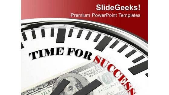 White Clock With Words Time For Success PowerPoint Templates Ppt Backgrounds For Slides 0213 White Clock With Words Time For Success PowerPoint Templates Ppt Backgrounds For Slides 0213