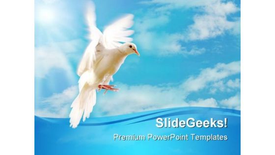 White Dove Nature PowerPoint Themes And PowerPoint Slides 0411 White Dove Nature PowerPoint Themes And PowerPoint Slides 0411