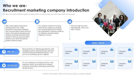 Who We Are Recruitment Marketing Company Introduction Employer Branding