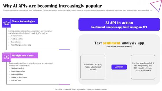 Why AI APIs Are Becoming Increasingly Popular Creative Applications For Open AI Topics Pdf