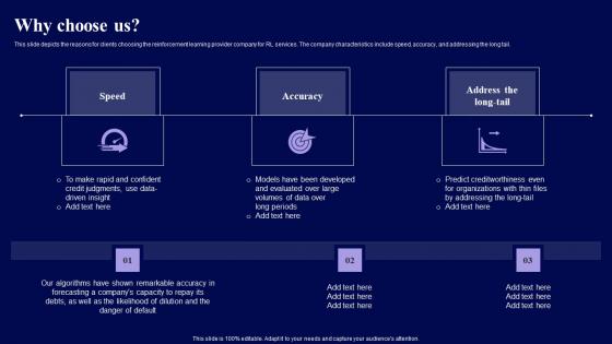 Why Choose Us Role Of Reinforcement Infographics Pdf