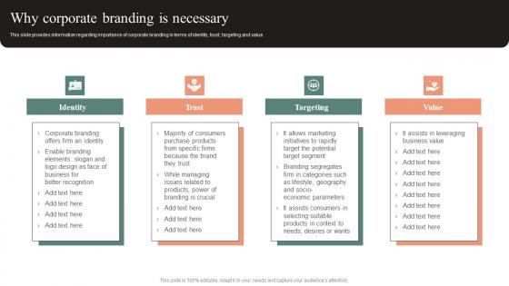 Why Corporate Branding Is Necessary Effective Brand Maintenance Mockup Pdf