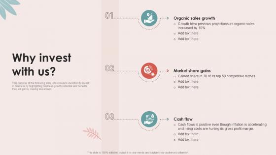Why Invest With Us Personal Care Company Investor Ppt Slides Why Invest With Us Personal Care Company Investor Ppt Slides