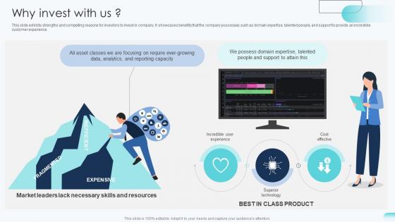 Why Invest With Us Big Data Analytics Investor Funding Elevator Pitch Deck Why Invest With Us Big Data Analytics Investor Funding Elevator Pitch Deck
