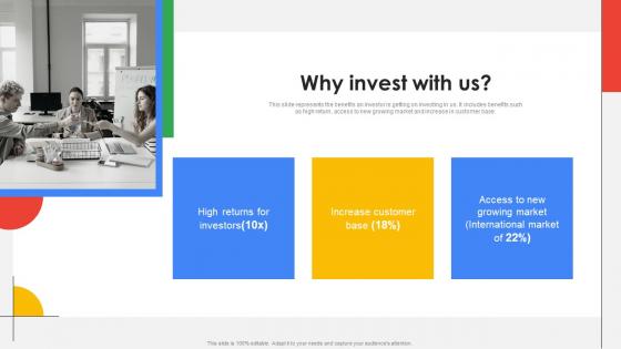 Why Invest With Us Cloud Platform Provider Investor Funding Elevator Portrait Pdf