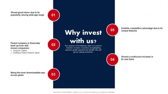 Why Invest With Us E Media Platform Investor Fund Raising Pictures PDF