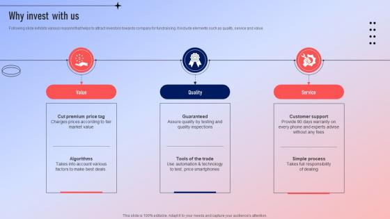 Why Invest With Us Fundraising Pitch Deck For Ecommerce Platform Why Invest With Us Fundraising Pitch Deck For Ecommerce Platform