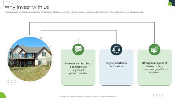 Why Invest With Us Land And Property Marketplace Pitch Deck PPT Presentation Why Invest With Us Land And Property Marketplace Pitch Deck PPT Presentation