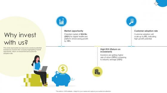 Why Invest With Us Medicare Platform Investor Funding Elevator Pitch Deck Why Invest With Us Medicare Platform Investor Funding Elevator Pitch Deck