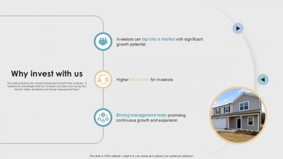 Why Invest With Us Property Listings Platform Pitch Deck PPT Sample Why Invest With Us Property Listings Platform Pitch Deck PPT Sample