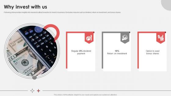 Why Invest With Us Virtual Medical Consultancy Investor Funding Elevator Pitch Deck