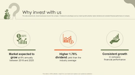 Why Invest With Us Waste Disposal Platform Pitch Deck Ppt Slides