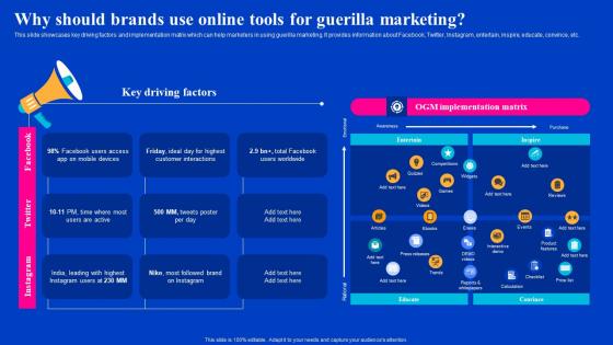 Why Should Brands Use Online Tools For Guerilla Marketing Viral Video Outreach Plan Information Pdf Why Should Brands Use Online Tools For Guerilla Marketing Viral Video Outreach Plan Information Pdf