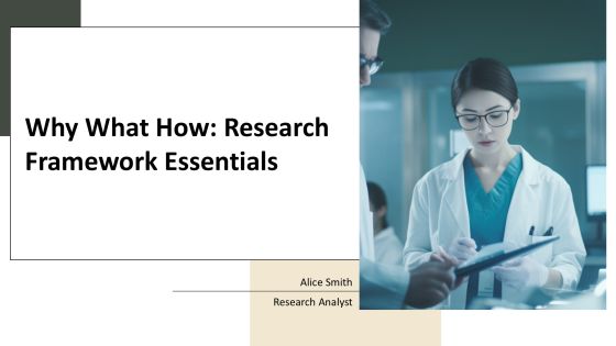 Why What How Research Framework Essentials PPT Example AT