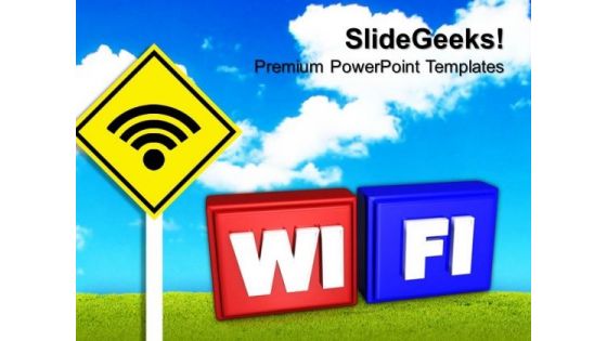 Wifi Symbol PowerPoint Templates And PowerPoint Themes 0912