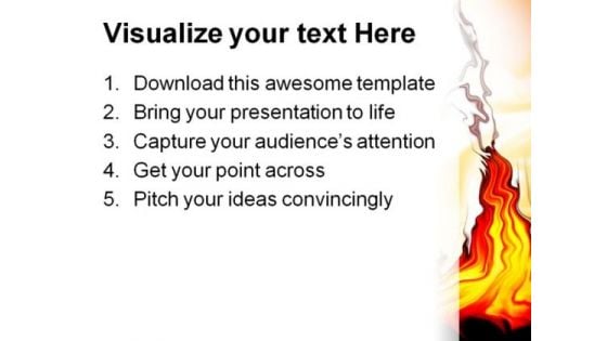 Wild Fire Abstract PowerPoint Templates And PowerPoint Backgrounds 0411