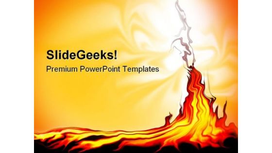 Wild Fire Abstract PowerPoint Themes And PowerPoint Slides 0411