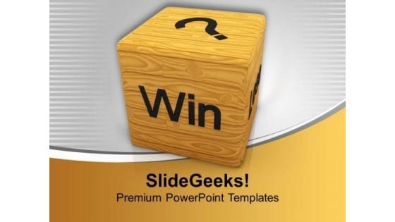 Win And Lose Business PowerPoint Templates Ppt Backgrounds For Slides 0113