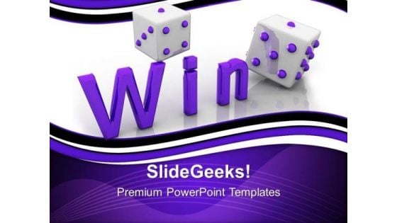 Win Cube Game PowerPoint Templates And PowerPoint Themes 0712