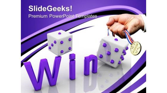 Win Cube Game PowerPoint Templates And PowerPoint Themes 0812