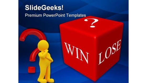 Win Lose Business PowerPoint Templates And PowerPoint Backgrounds 0311 Win Lose Business PowerPoint Templates And PowerPoint Backgrounds 0311