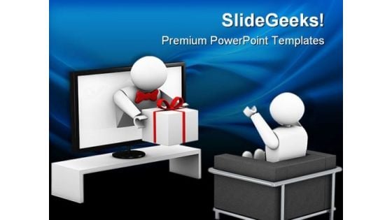 Win Tv Contest Entertainment PowerPoint Templates And PowerPoint Backgrounds 0211