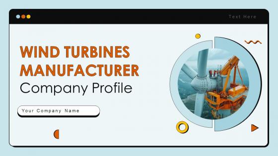 Wind Turbines Manufacturer Company Profile CP CD V